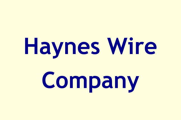 Staff Management Haynes Wire Company