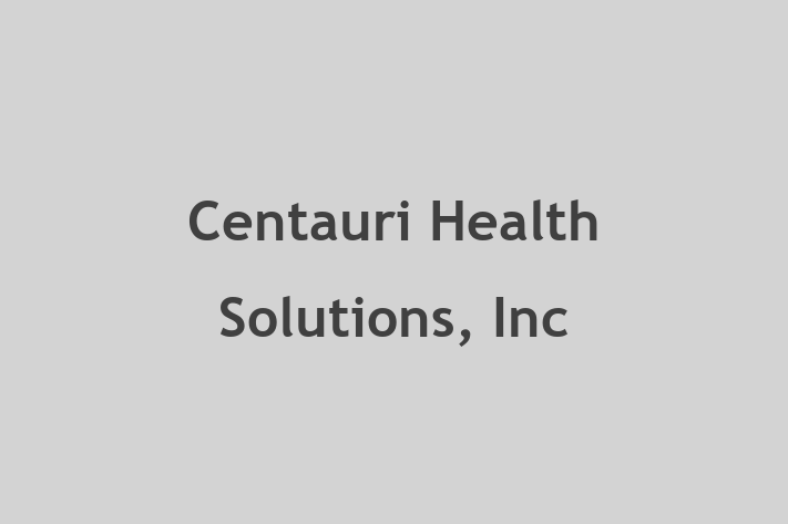 Labor Relations Centauri Health Solutions Inc