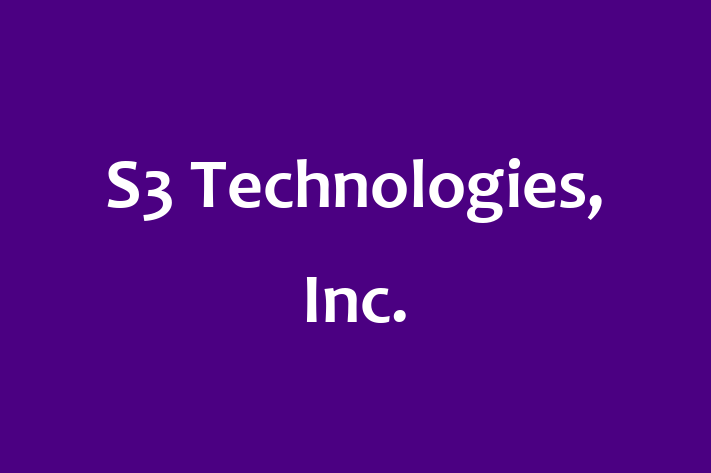 Application Development Company S3 Technologies Inc.