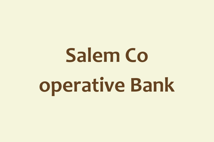 Personnel Management Salem Co operative Bank