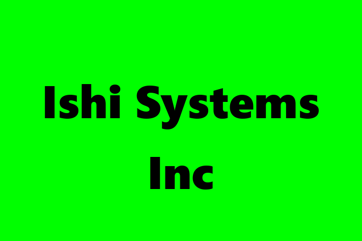 Digital Solutions Provider Ishi Systems Inc