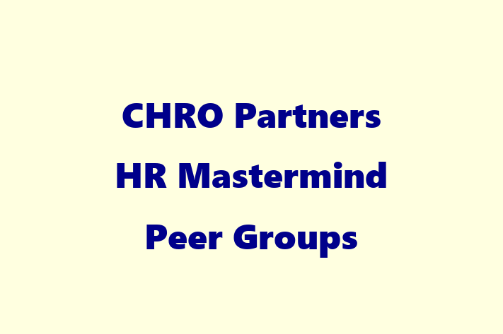 Personnel Management CHRO Partners   HR Mastermind Peer Groups