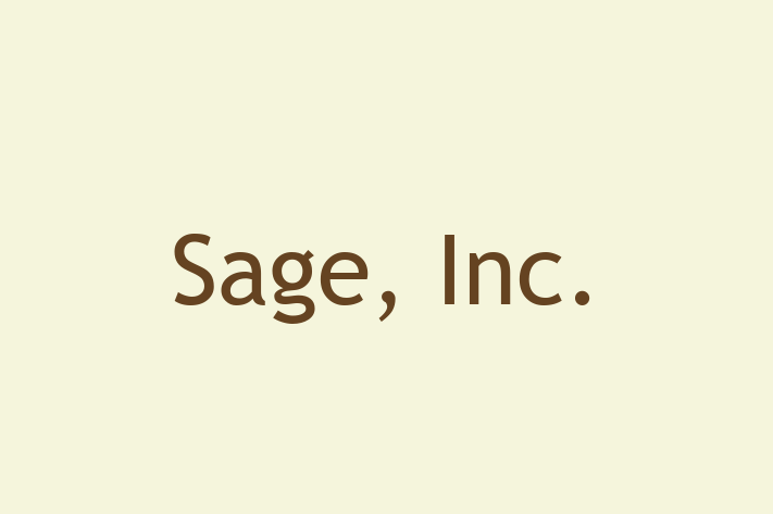 Tech Firm Sage Inc.