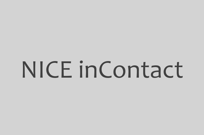 Technology Solutions Firm NICE inContact