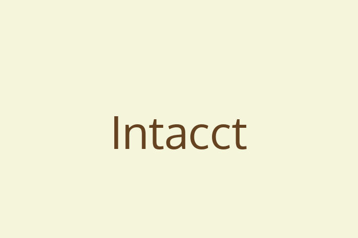 Technology Company Intacct