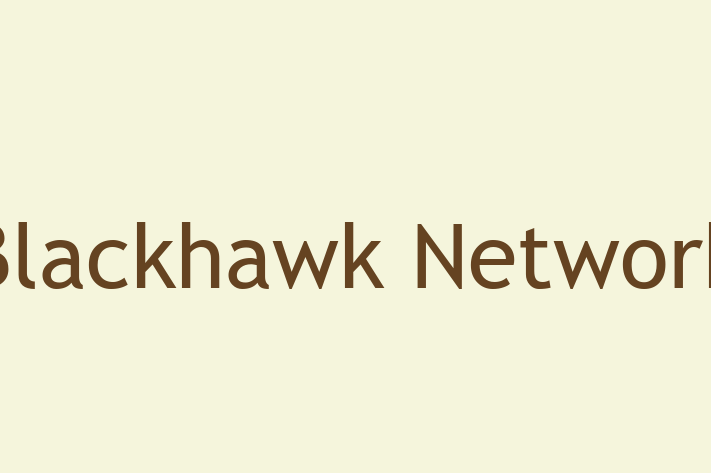 Technology Company Blackhawk Network