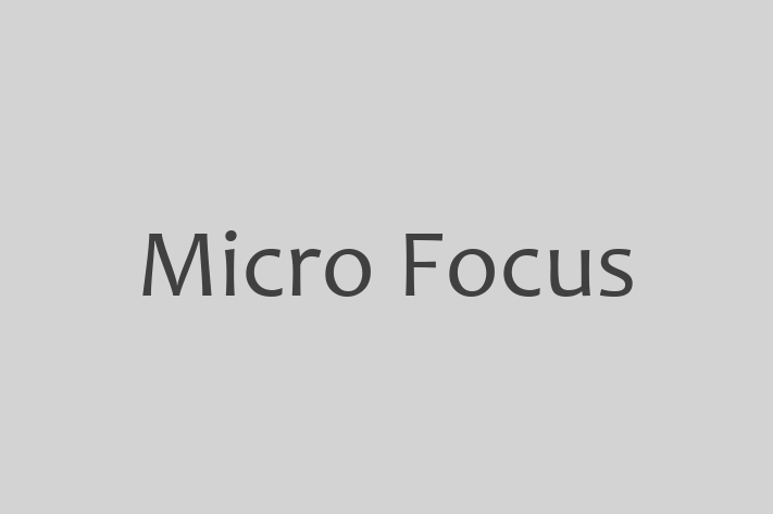 IT Company Micro Focus