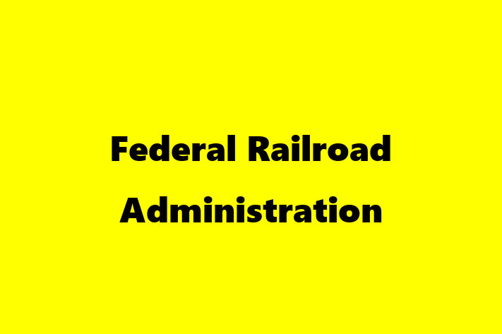 Human Resource Management Federal Railroad Administration