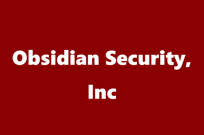 Technology Company Obsidian Security Inc