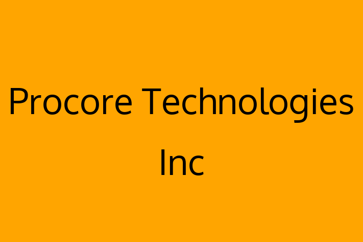 Software Development Company Procore Technologies Inc