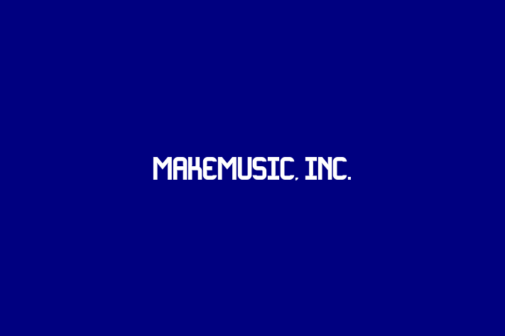 Tech Solutions Company MakeMusic Inc.