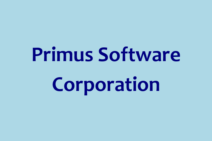 Human Resource Management Primus Software Corporation