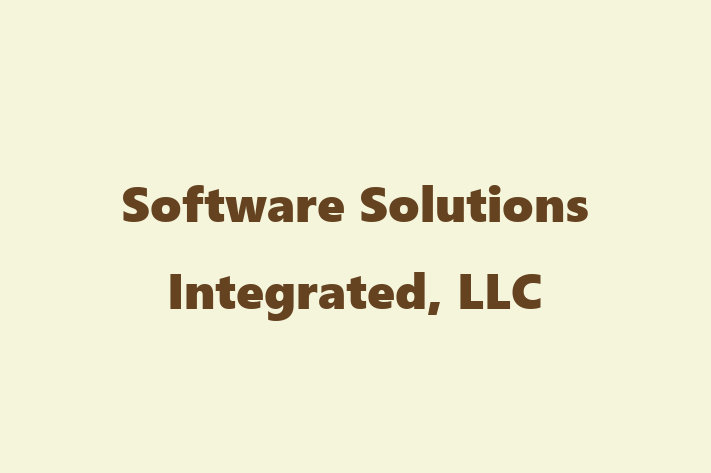 Software Consultancy Software Solutions Integrated LLC