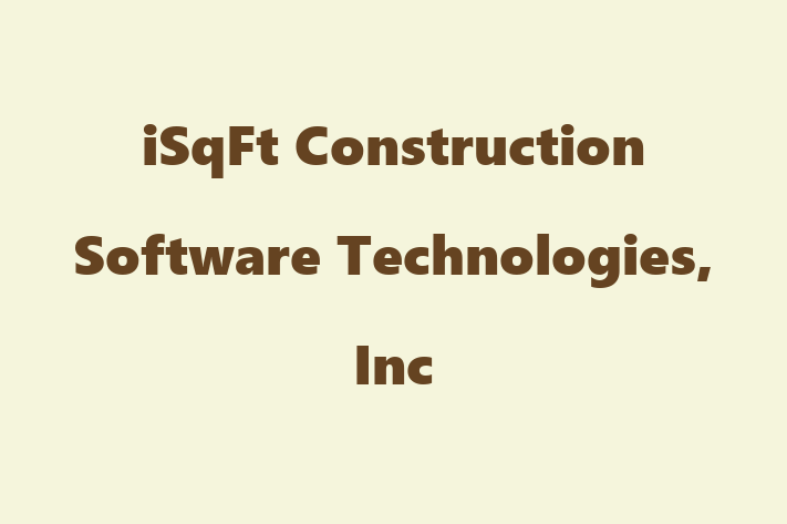 Software House iSqFt Construction Software Technologies Inc