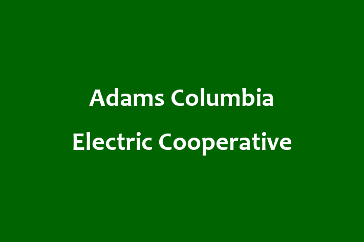 Software Engineering Company Adams Columbia Electric Cooperative