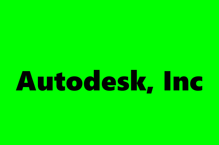 Software Solutions Provider Autodesk Inc