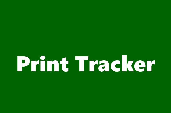 Digital Solutions Provider Print Tracker