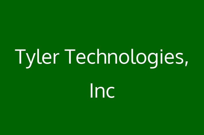 Software Firm Tyler Technologies Inc