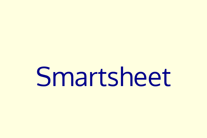 Application Development Company Smartsheet