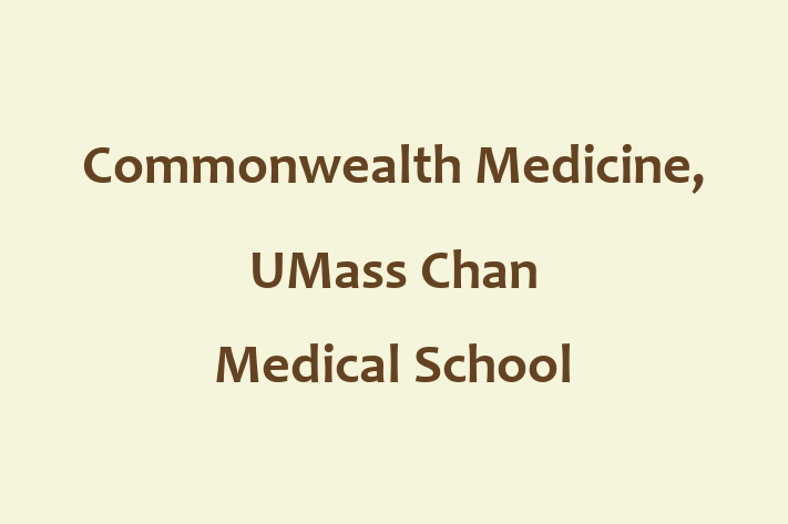 Employee Relations Commonwealth Medicine UMass Chan Medical School