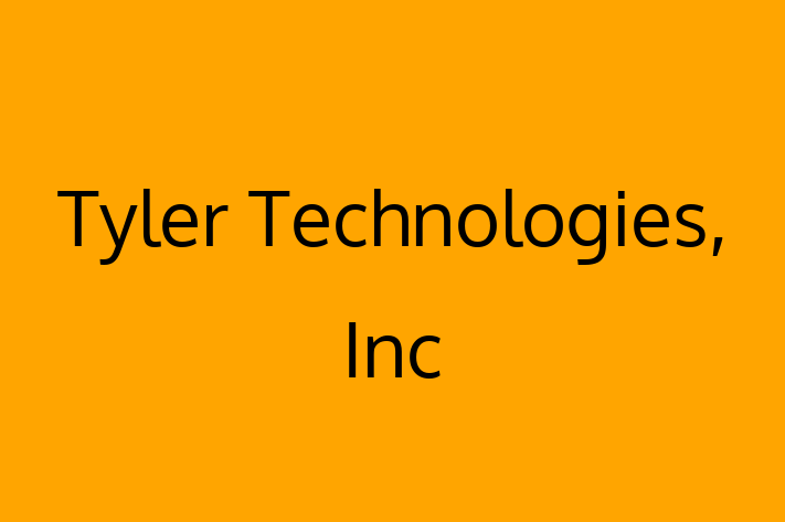 Software Services Company Tyler Technologies Inc