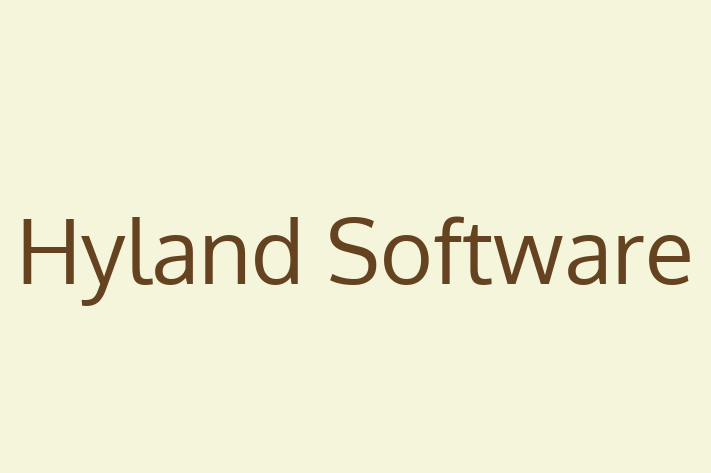 Technology Company Hyland Software