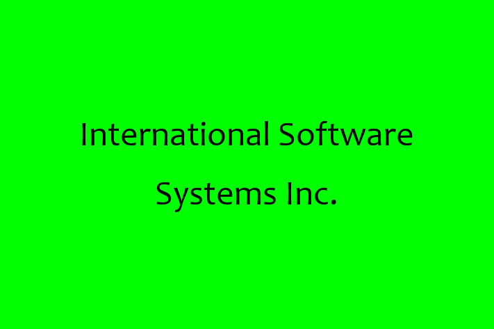 Technology Solutions Firm International Software Systems Inc.