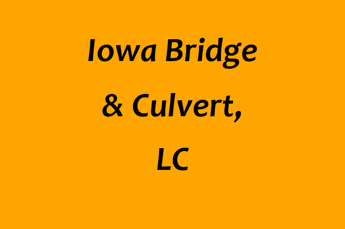 Human Resource Management Iowa Bridge  Culvert LC