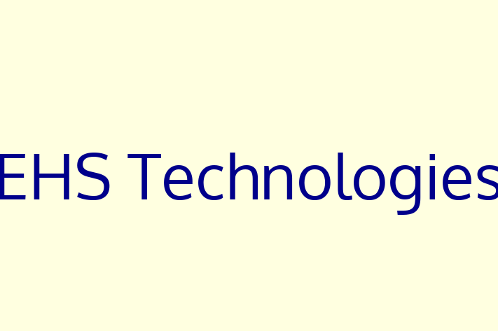 Software Development Company EHS Technologies