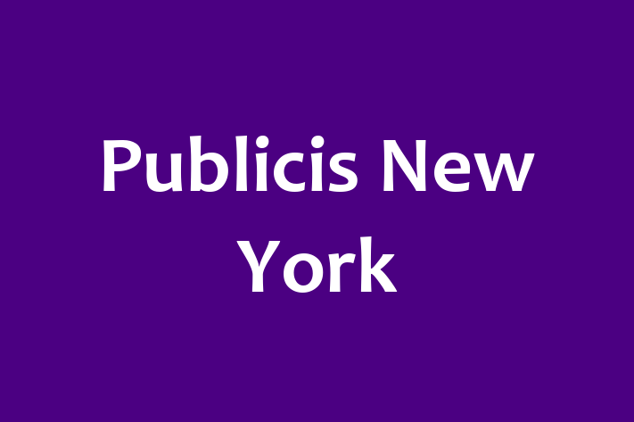 Software Consultancy Publicis New York