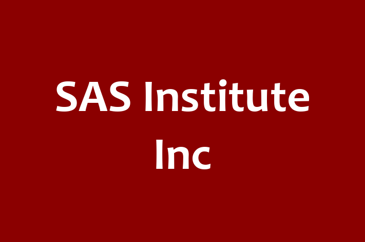 Tech Firm SAS Institute Inc