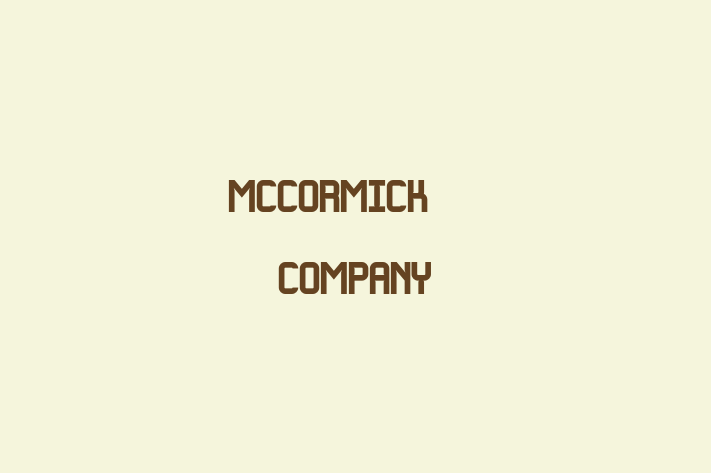 Employee Resource Management McCormick  Company