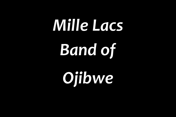 Human Resource Management Mille Lacs Band of Ojibwe