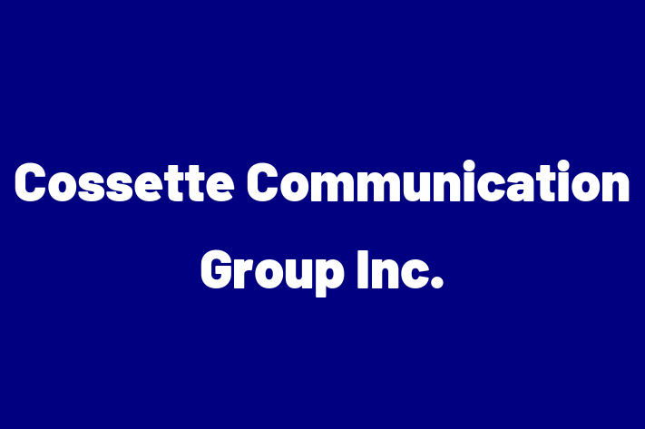 Software Engineering Company Cossette Communication Group Inc.