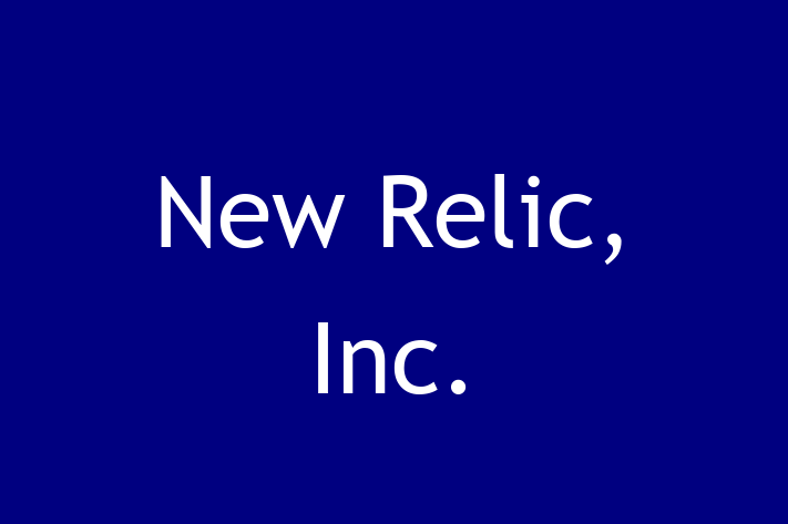 Software Services Company New Relic Inc.