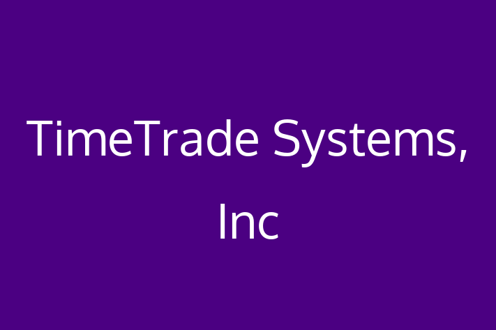 Software Development Firm TimeTrade Systems Inc