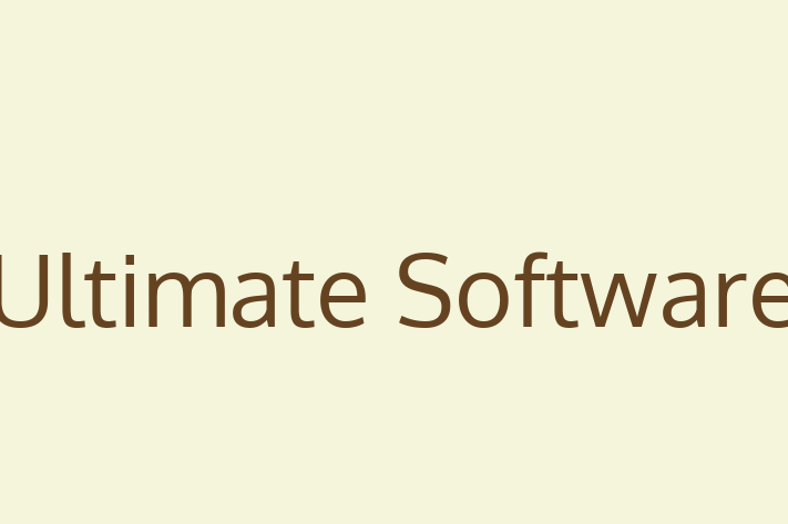 Application Development Company Ultimate Software