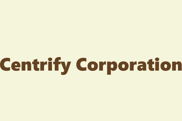 Tech Firm Centrify Corporation