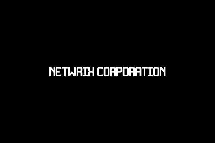 Software Services Company NetWrix Corporation