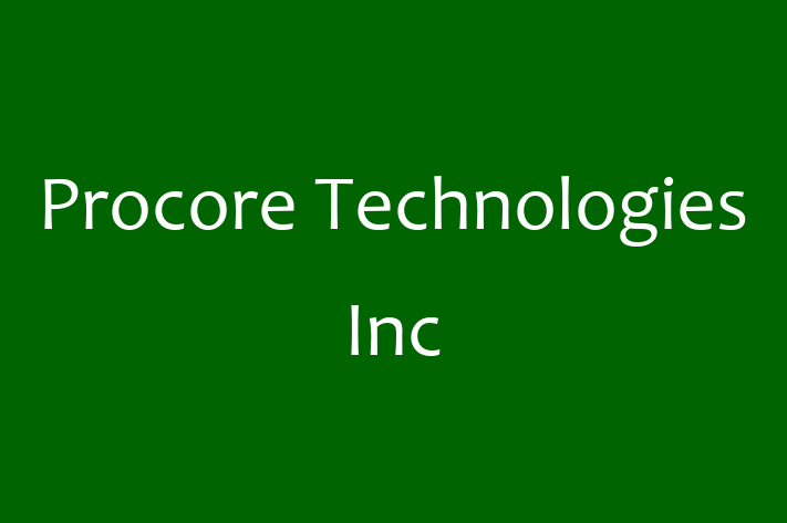 Digital Solutions Provider Procore Technologies Inc