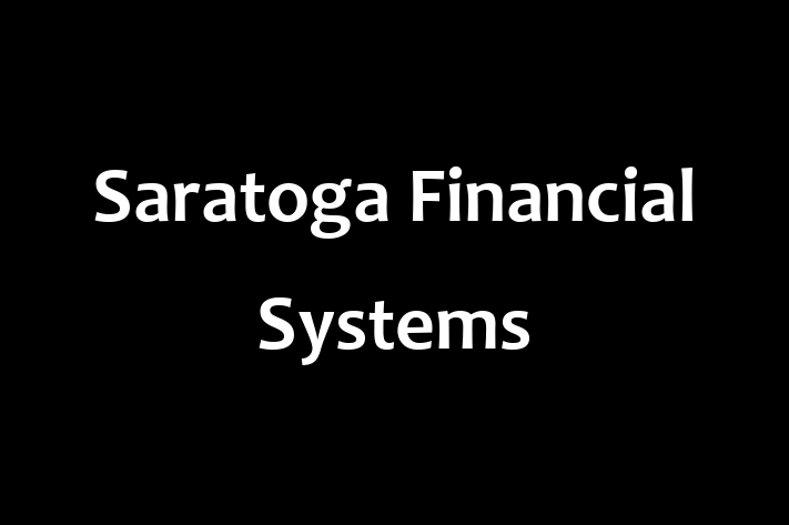 Digital Solutions Provider Saratoga Financial Systems