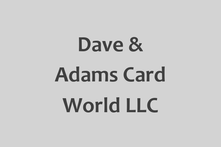 Personnel Management Dave  Adams Card World LLC