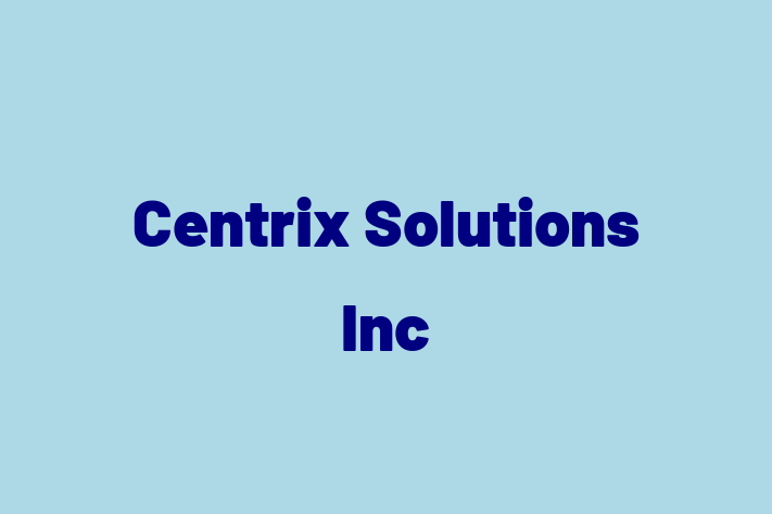 Software Services Company Centrix Solutions Inc