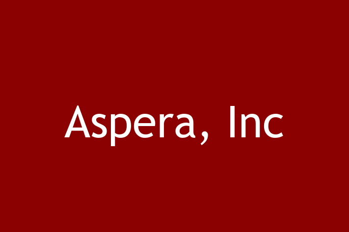 Software Development Firm Aspera Inc