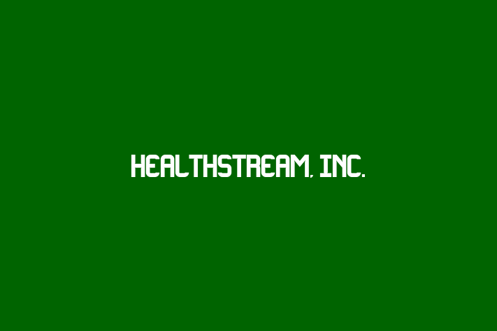 Software Consultancy HealthStream Inc.