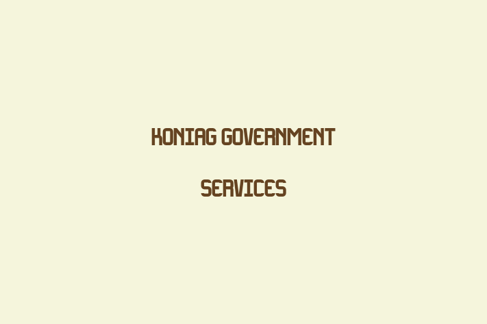 Workforce Management Koniag Government Services