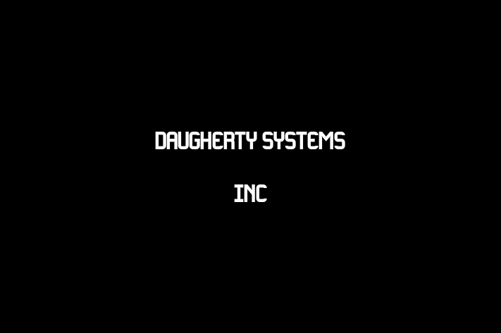 Tech Firm Daugherty Systems Inc