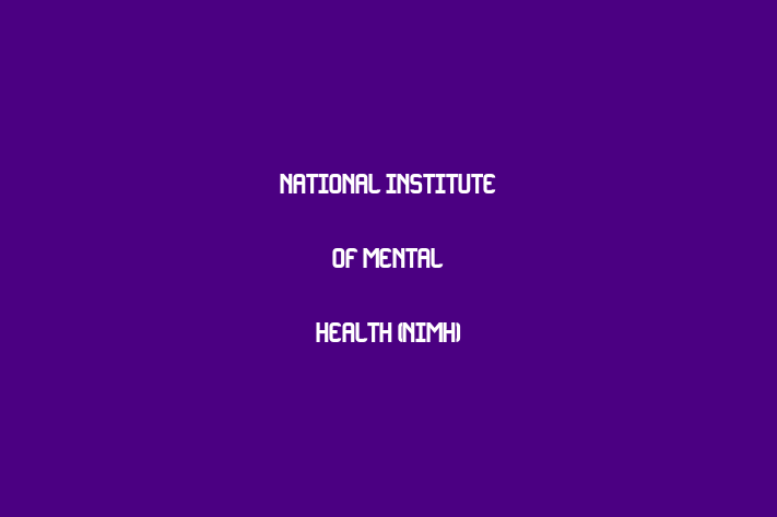 Talent Management National Institute of Mental Health NIMH