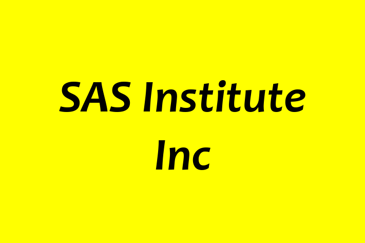 Software Development Firm SAS Institute Inc