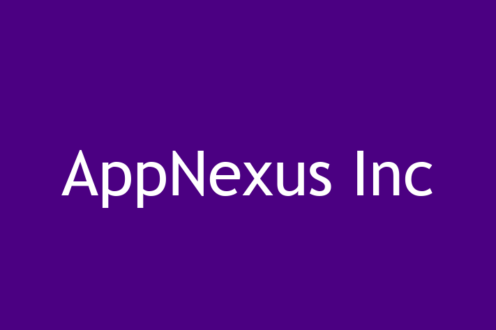 Application Development Company AppNexus Inc